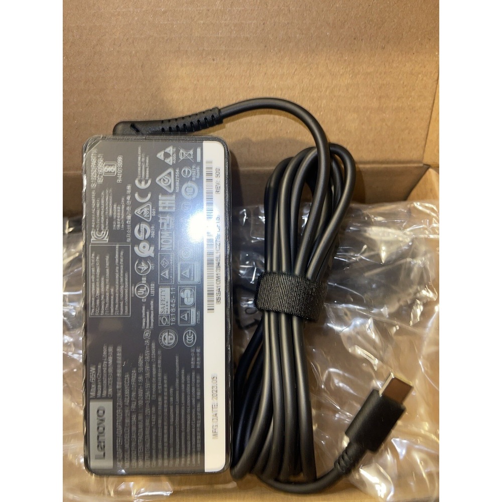 Lenovo X1Carbon E13 Power Adapter 65W Type C Cable Charger ADLX65YCC3D QBOL20-L